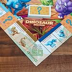 Monopoly Junior Édition Dinosaure Jeu de Société, Jeux de Société pour Enfants, Jouets Dinosaure Amusants, Jeu de Société Dinosaure pour 2-4 Joueurs (Exclusivité Amazon)