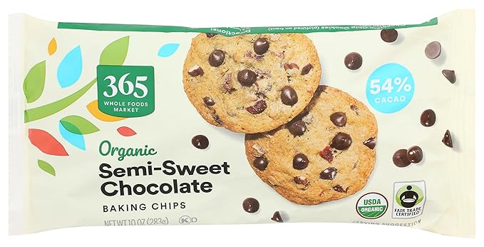 365 by Whole Foods Market, Organic Semi Sweet Chocolate Chips,