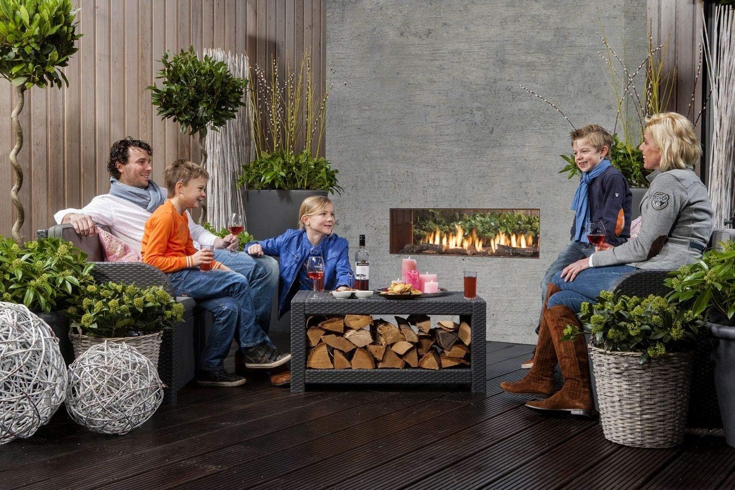 camino a gas senza sfogo