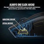 Corsair M75 sans fil RGB Léger FPS Souris de jeu – 26,000 DPI – Boutons latéraux swappables – iCUE Compatible – PC – noir
