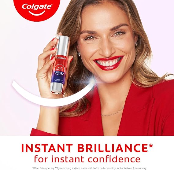 Colgate Max White Purple Teeth Whitening Serum 40ml