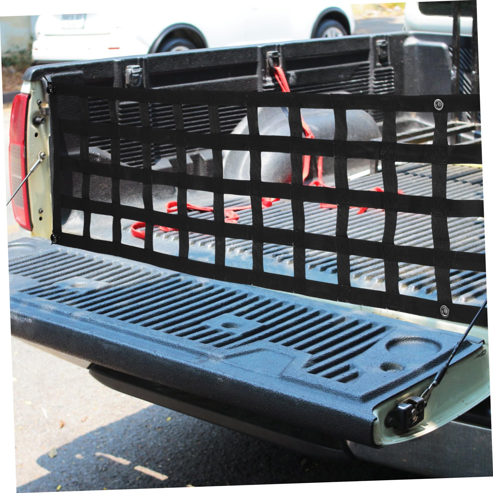 Garneck LKW-Netz Ladungsnetz Mit Karabiner Aus Robustem Polyester Für Ladungssicherung Im Kofferraum Oder Laderaum Von Pkw SUV Und LKW