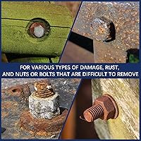 Vista 4 de Juego de 32 piezas de extractor de pernos con zócalos, kit de extracción de tuercas y ruedas dañadas con transmisión de 1/4" y 3/8" - Extractor