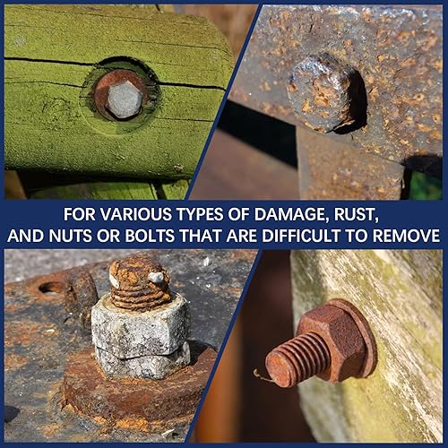 Miniatura 4 de Juego de 32 piezas de extractor de pernos, kit de extracción de tuercas y orejetas con unidad de 14 y 38 pulgadas, removedor de pernos redondeados