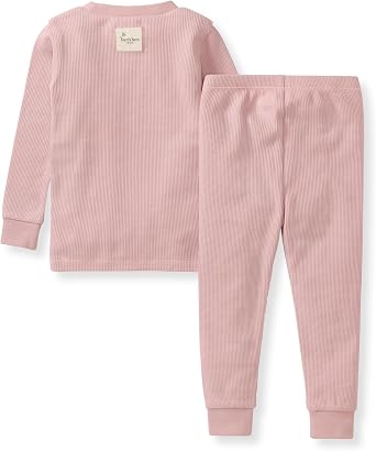 Burt's Bees Baby Unisex Baby Honeysoft Pajamas, Tee and Pant 2-Piece PJ Set, Soft Organic Cotton & Lyocell Blend
