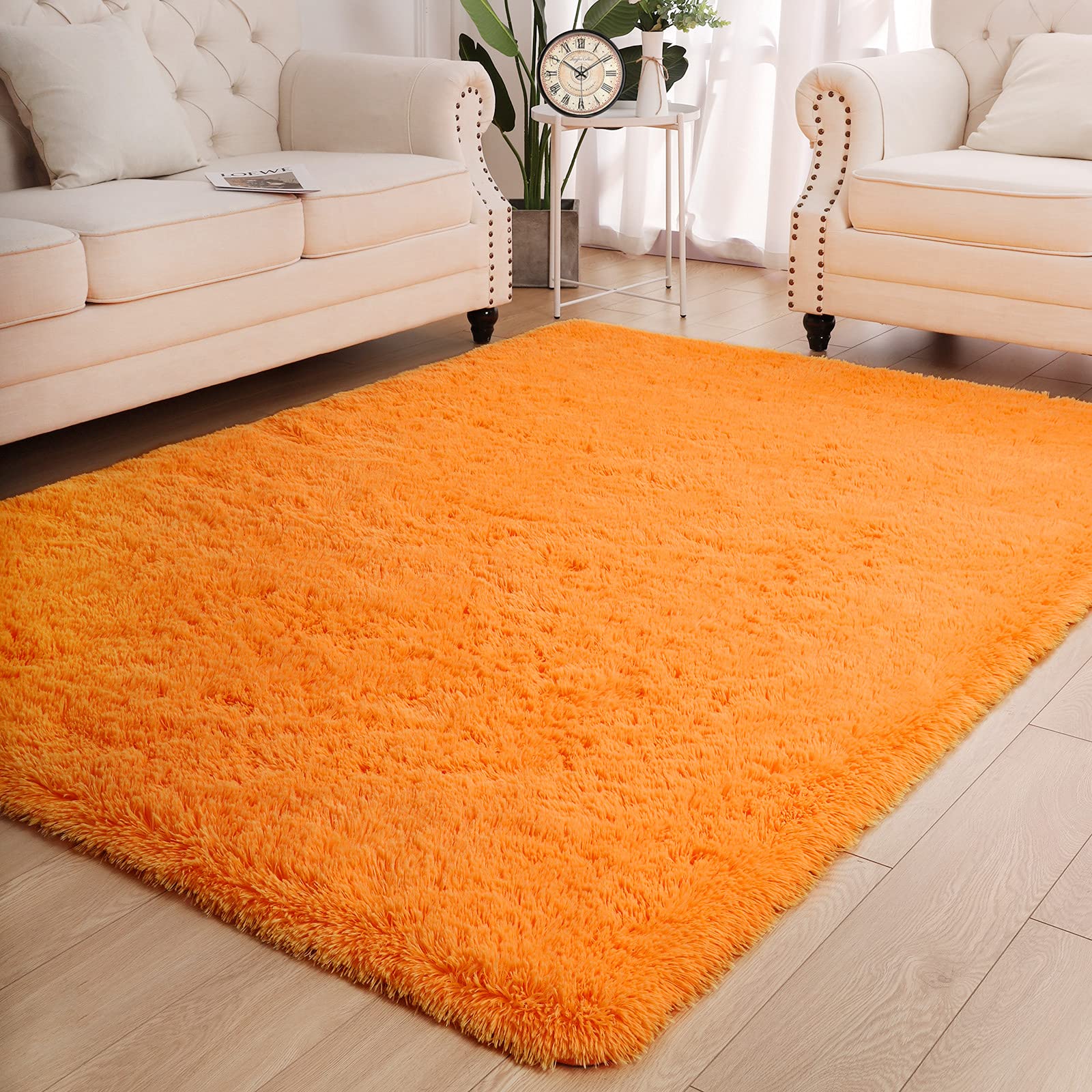 Naseeb Handmade Extra Soft Fluffy Carpet with 2 inch Pile Size 4x6 feet Carpet for Livingroom Bedroom Hall ,Enteryway Colour Mustuard Yellow. (B09X785W7N) Amazon Price History, Amazon Price Tracker