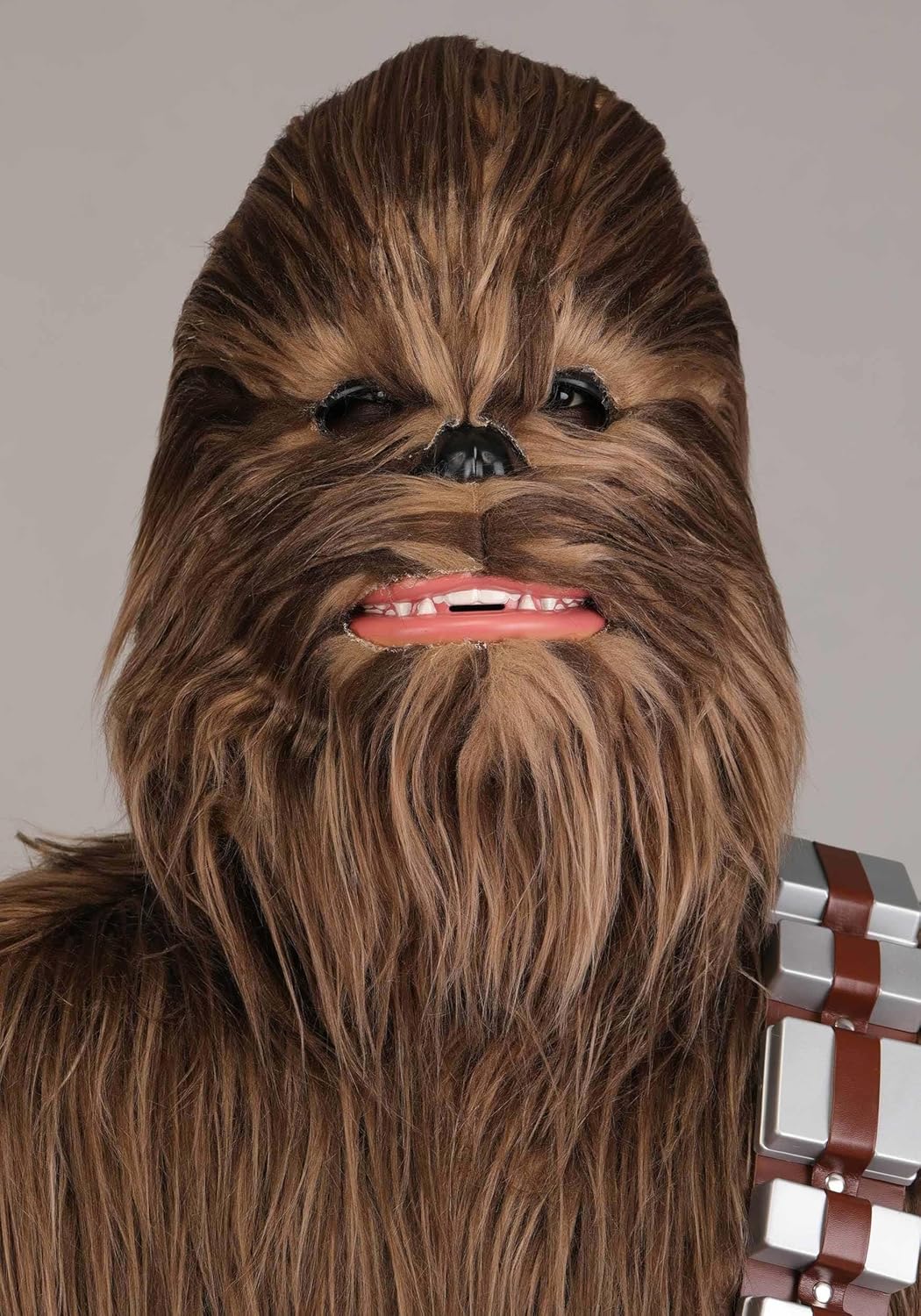 Adult Star Wars Chewbacca Premium Costume | Wookiee Jumpsuit, Padded Mask, Gloves and Bandolier Satchel - Image 7