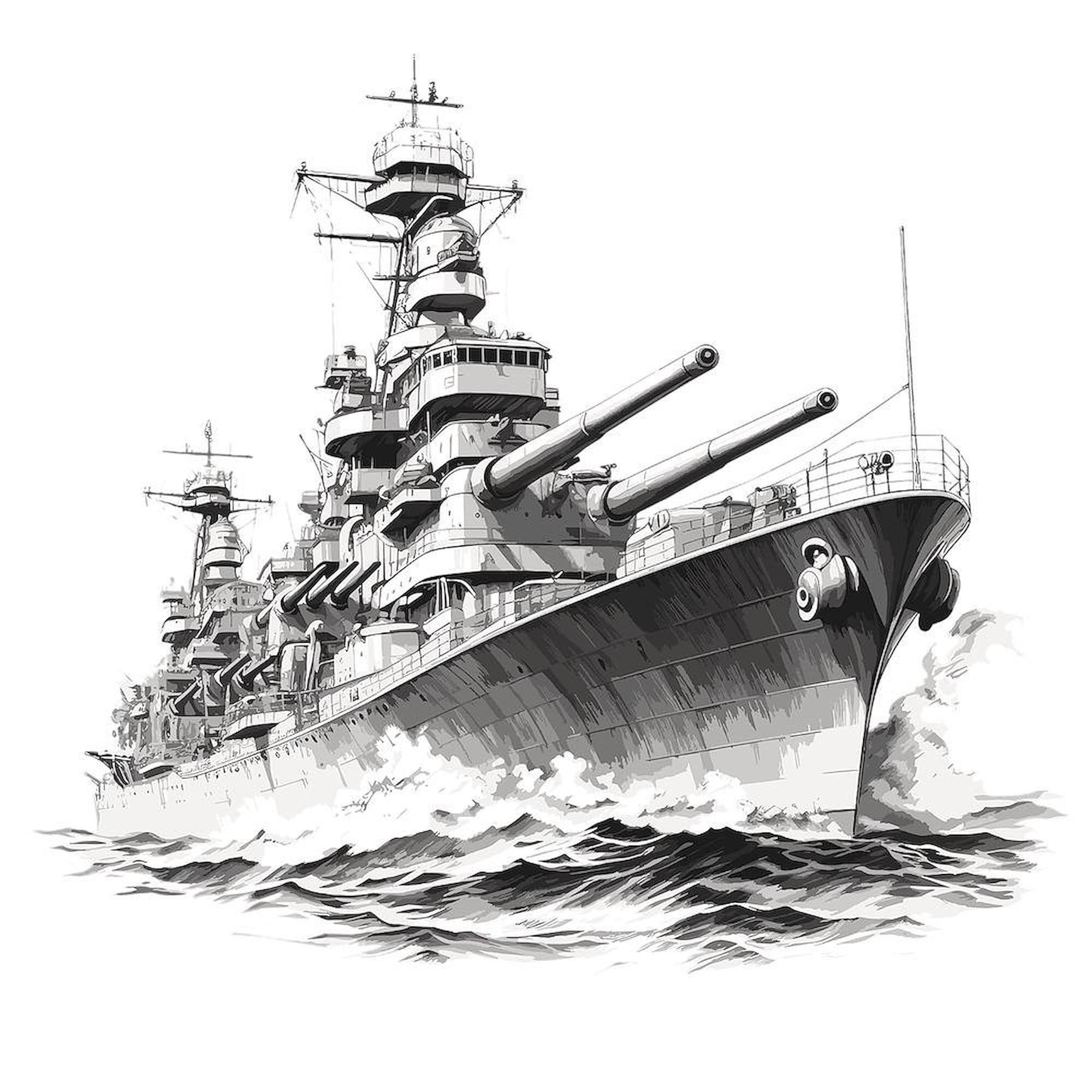 CafePress German Battleships of WW2 Navy T Queen Duvet Cover, Printed Comforter Cover, Unique Bedding