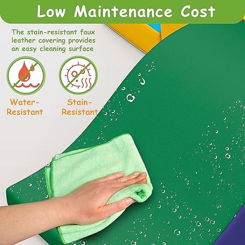 Miniatura 6 de Betterhood Bloques de escalada  Juego de actividades de espuma suave para niños  Equipo de gimnasia para niños pequeños para gatear y deslizarse en