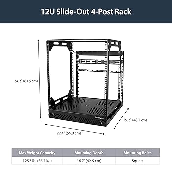 Amazon | StarTech.com 19インチ サーバーラック／12U／4ポスト