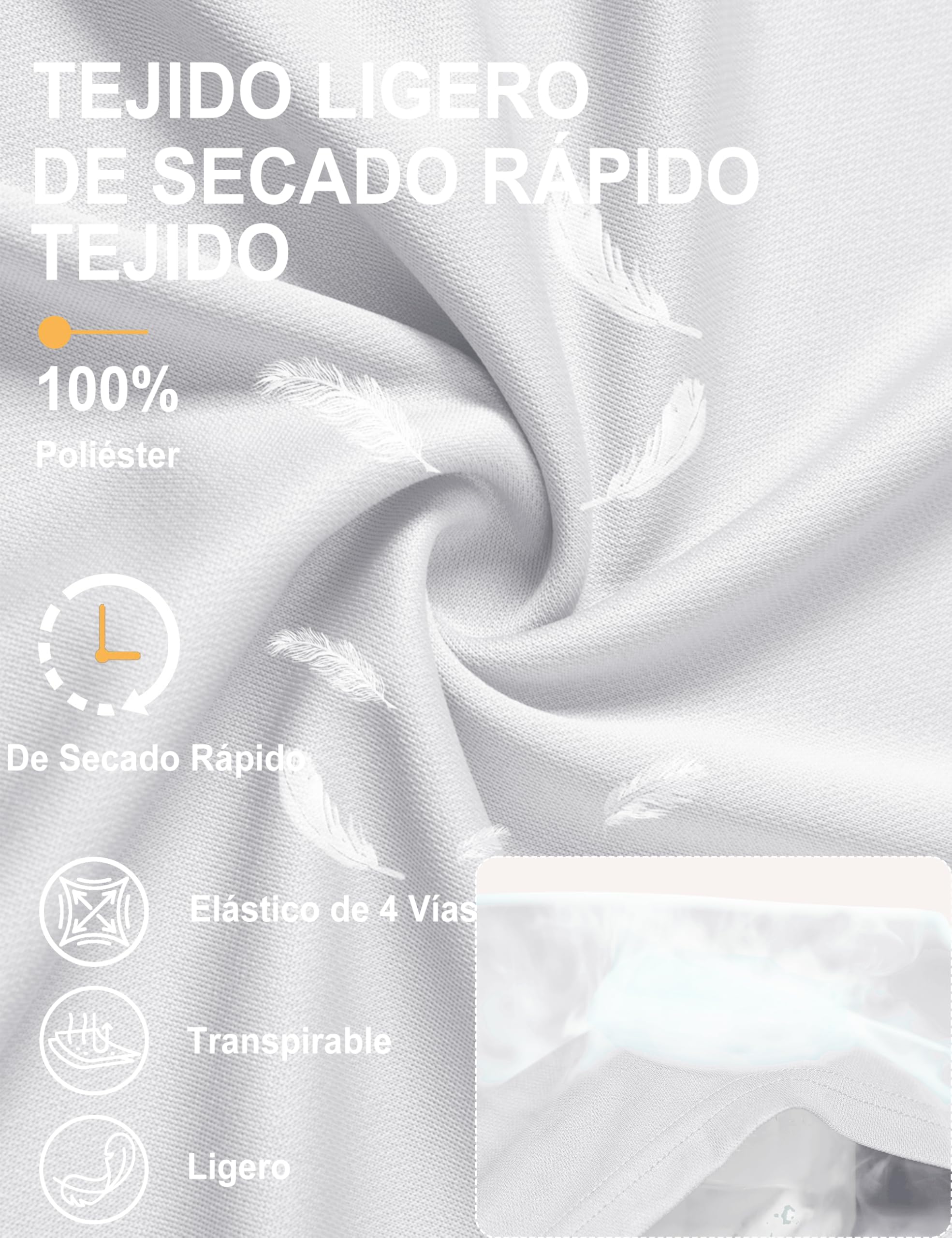 TACVASEN Polo Hombre Manga Corta Polo Golf Hombre Camisas de Verano Casual Camiseta Transpirable Camisa Tecnica Antisudor Camiseta Basica Ajustada