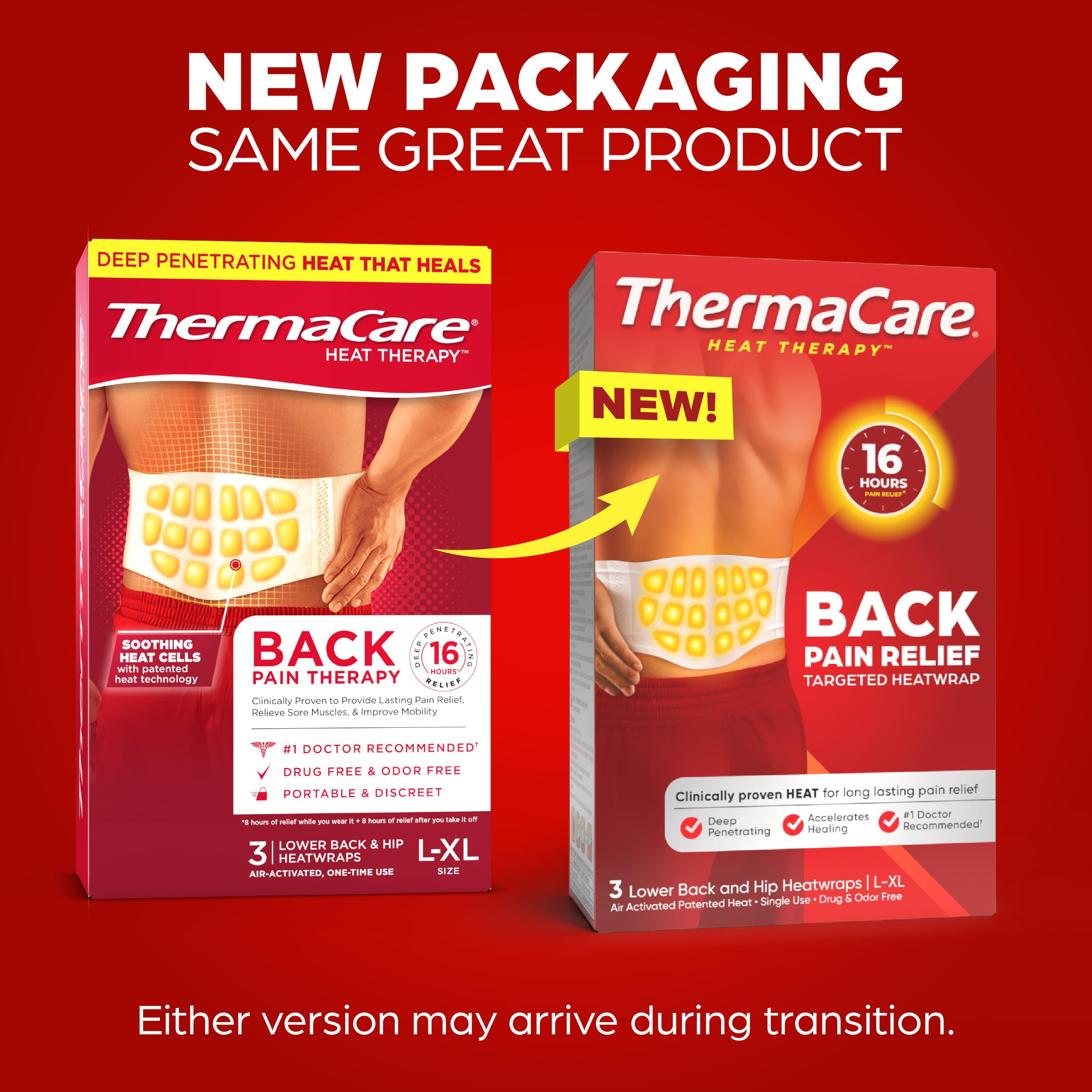 ThermaCare Heat Wraps - Back Pain Relief -8