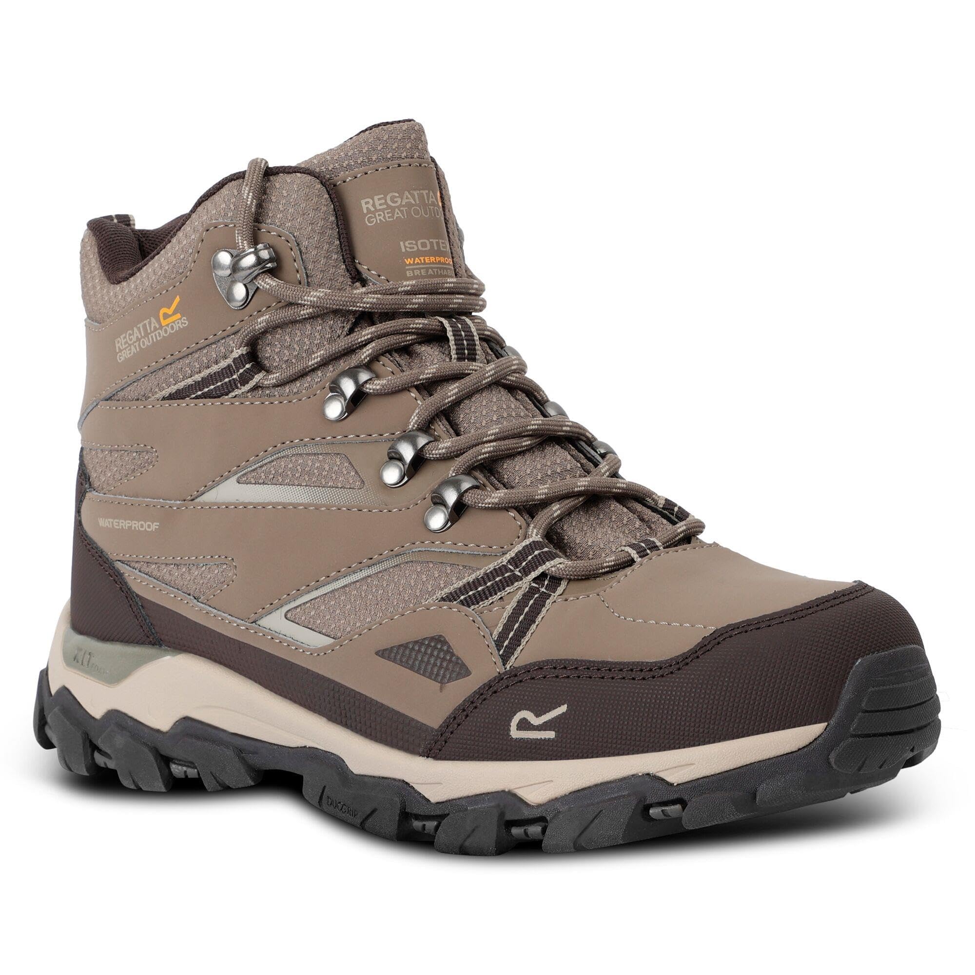 Regatta Women's Holcombe III Walking Shoes Water Resistant Padded Durable Hiking Footwear