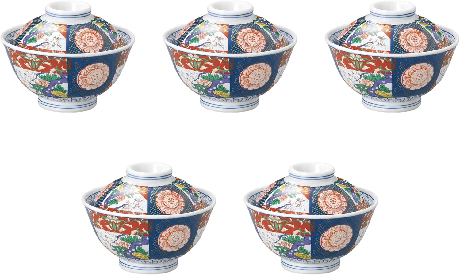 深川製磁 百年庵 茶灰釉赤 小どん 丼 小丼 鉢 5客 箱付 【公式通販】