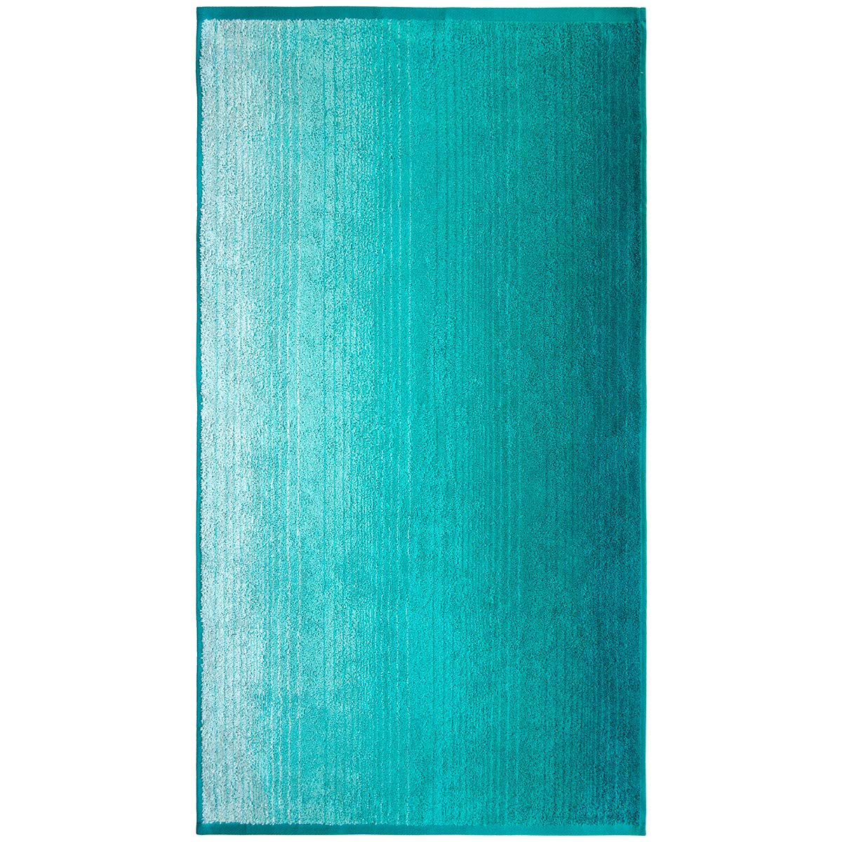 Tapis de bain turquoise grand format 70x120cm coton hydrofuge