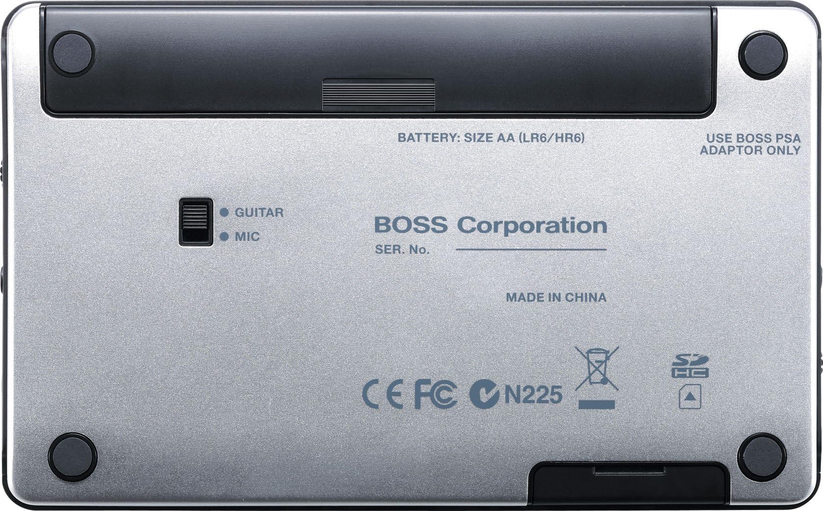 Boss Br-80 Portable Digital Recorder, Argento