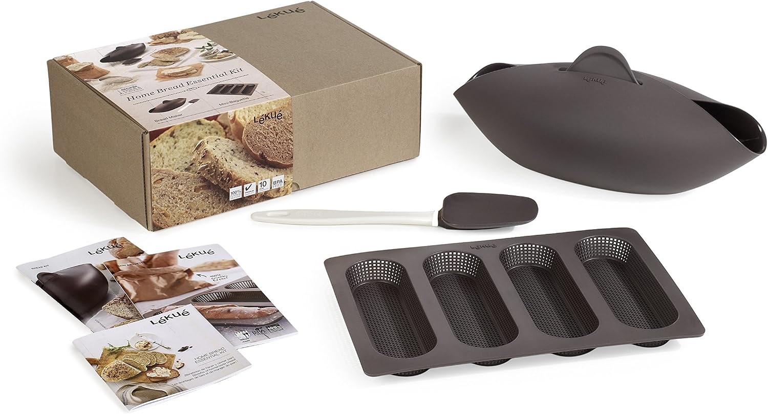 Lekue Kit Bread Making, Brown