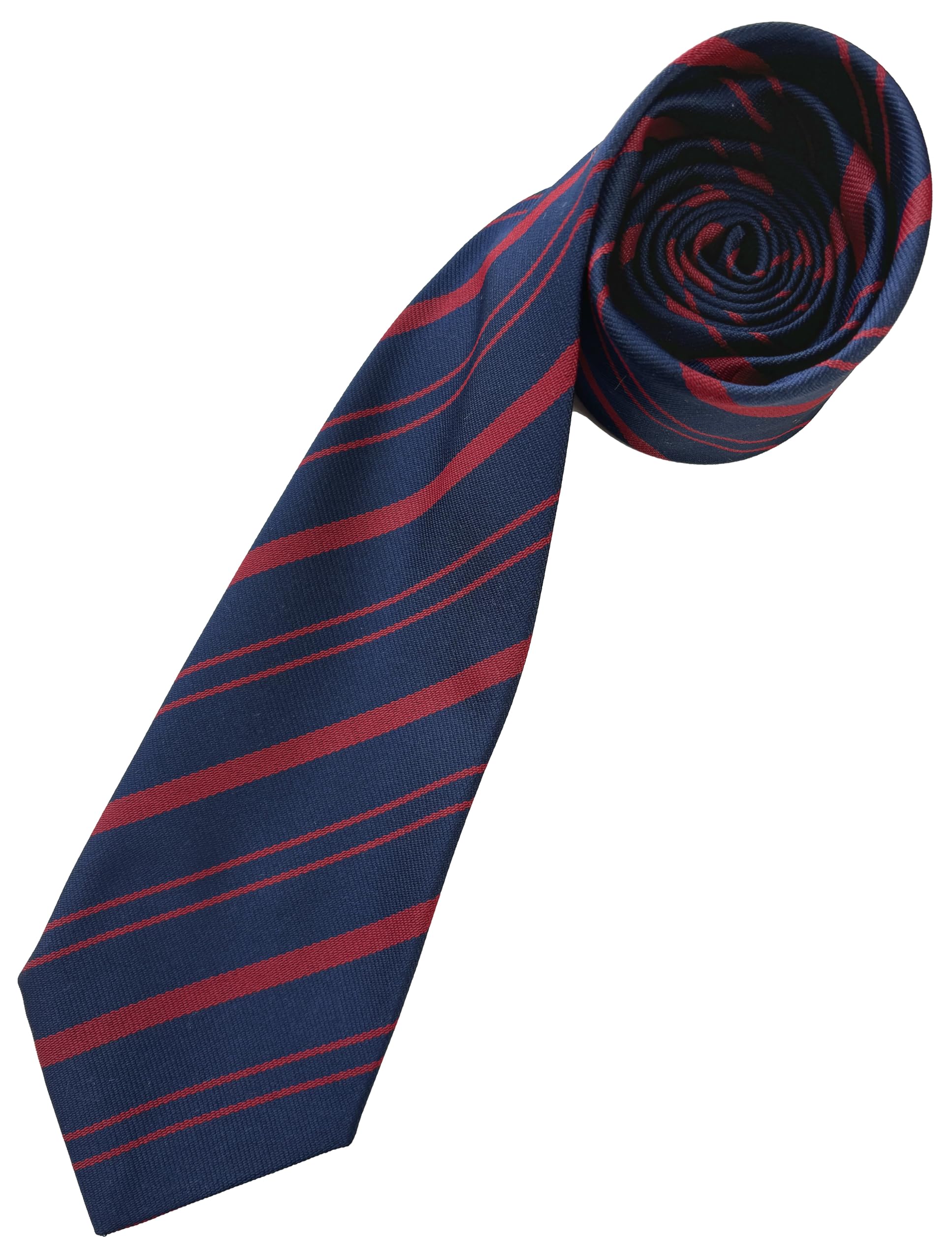 Great British Tie Club Men's Navy & Red Rmp Royal Military Police Regit Tie (Standard Tie (56 Inch))
