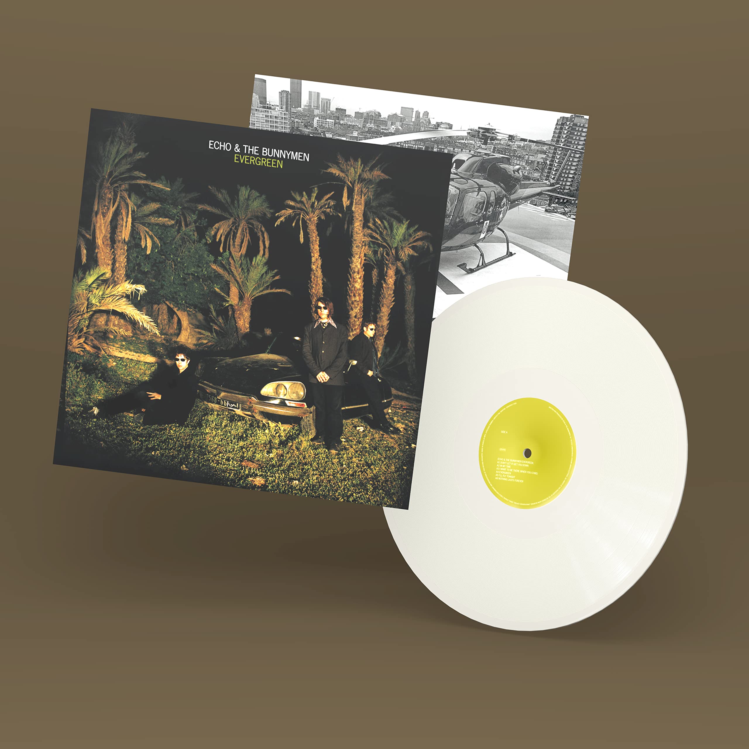 ECHO & THE BUNNYMEN EVERGREEN  LP WHITE VINYL MINT