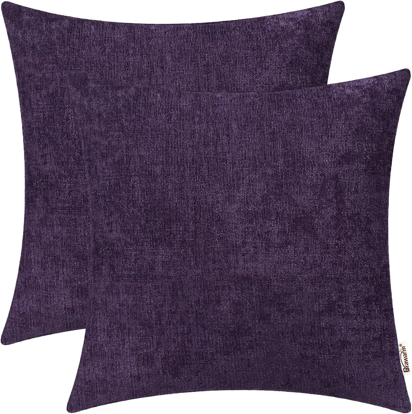 BRAWARM Throw Pillow Covers 18×18...