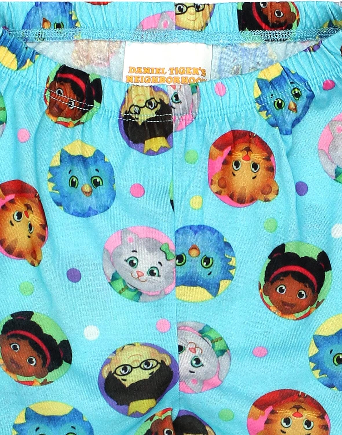 Daniel Tiger Toddler Girls Short Sleeve Poly Pajama Set (2T, Blue/Multi) (KY182292DA) - Image 6