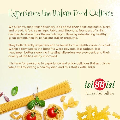 Miniatura 21 de isiBisi Pasta Rigatoni sin gluten, 2 libras - Fideos artesanales de maíz y arroz - Vegana, sin OMG, fabricada en Italia