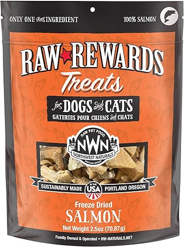 Miniatura 51 de Northwest Naturals Raw Rewards Golosinas de pechuga de pollo liofilizadas para perros y gatos, piezas de tamaño de bocados, saludable, 1