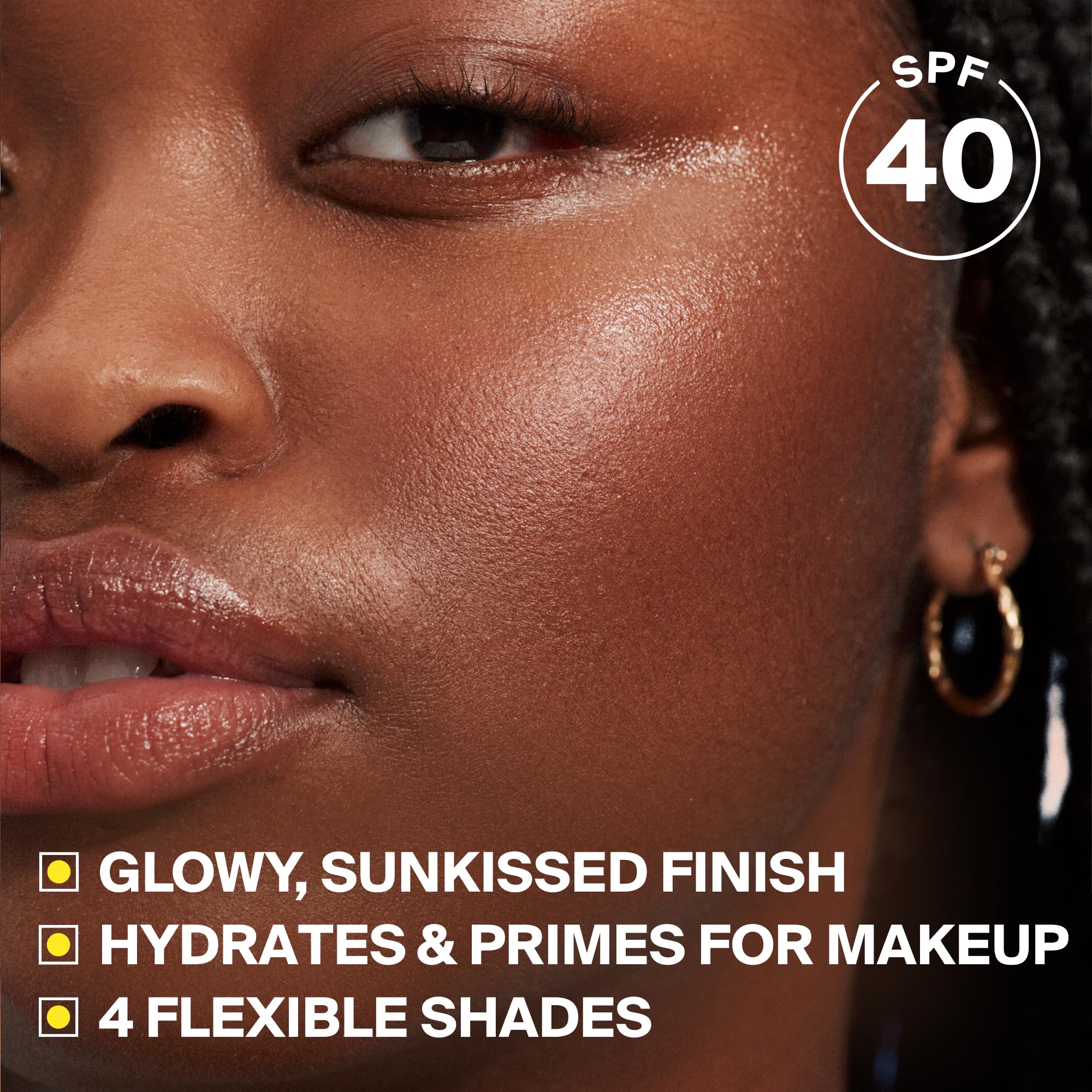 Supergoop! Glowscreen - SPF 40-2.5 fl oz - Glowy Primer + Broad Spectrum Sunscreen - Adds Instant Glow - Helps Filter Blue Light - Boosts Hydration with Hyaluronic Acid, Vitamin B5 & Niacinamide