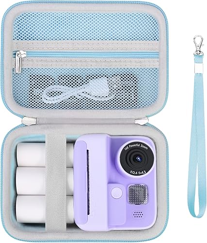 Miniatura 1 de Supmay Funda para cámara instantánea para niños DylantoAnchiooMeetrye impresión instantánea, estuche de almacenamiento de viaje para cámara digital