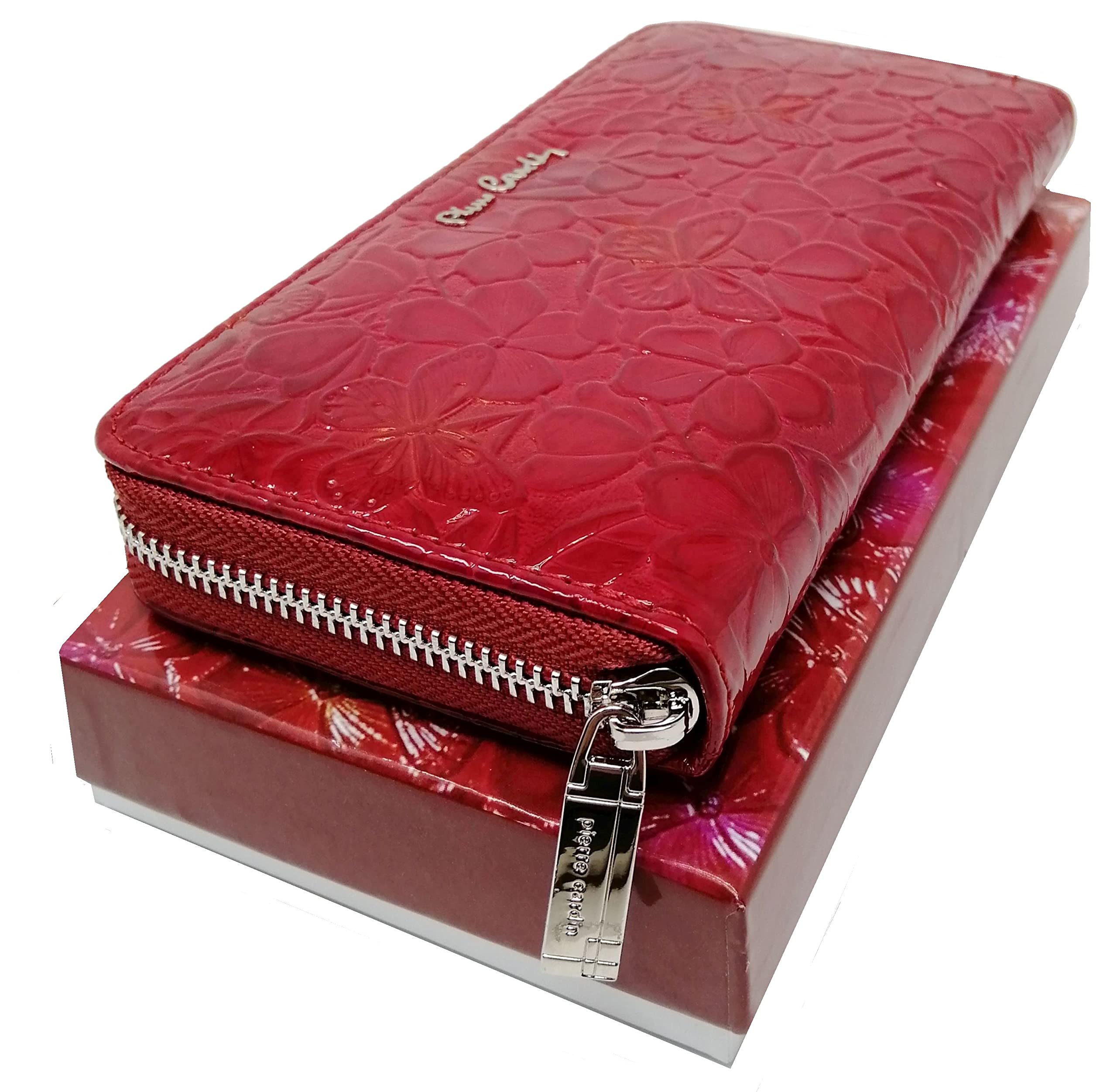 Cartera de Mujer PIERRE CARDIN, Hermoso, Grande, Espacioso, Cuero sintético, Regalo, Billetera con Monedero, Porta Billetes, Billetera niña, Cuero