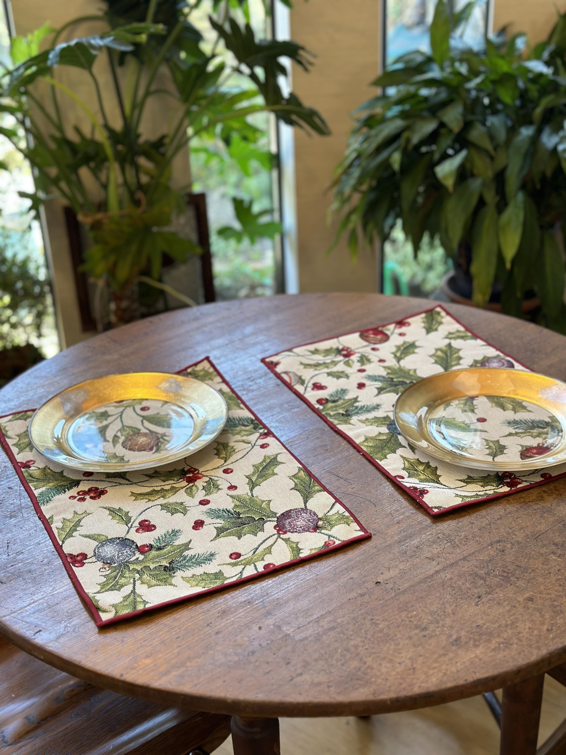 Amazon｜クリスマス ランチョンマット ゴブラン 日本製 [926104