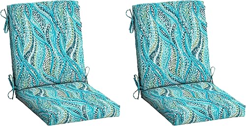 Miniatura 101 de Arden Selections- Cojín para sillas de comedor de exteriores earthFIBER, repelente al agua y resistente a la decoloración, 1 pieza, 20x20 pulgadas