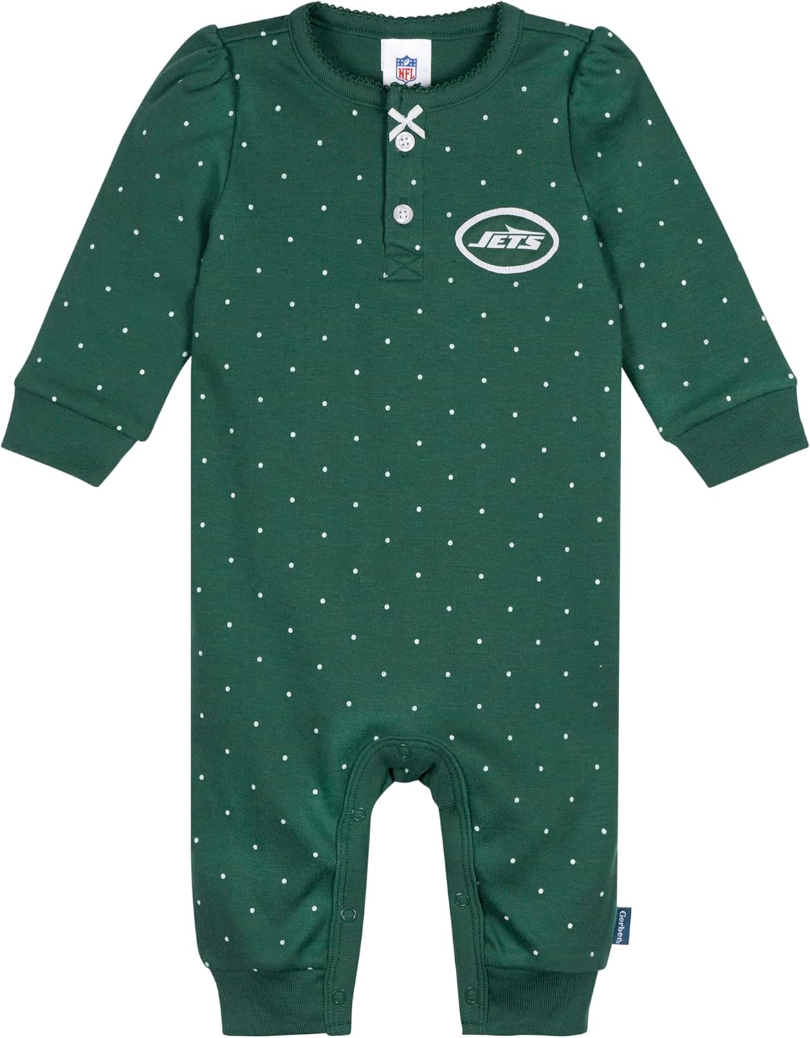 Gerber NFL baby-girls Nfl Team Footless Coverall