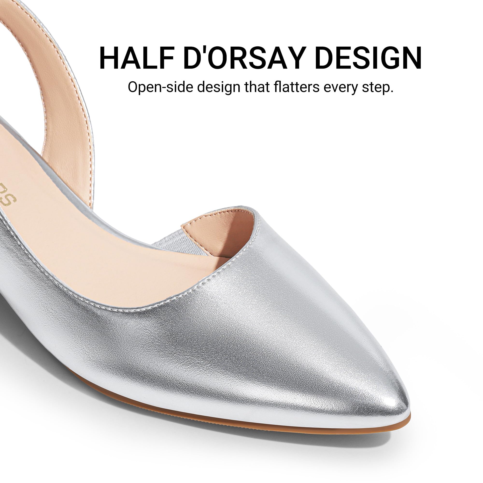 DREAM PAIRS Scarpe da donna con tacco basso a blocco, punta chiusa, cinturino alla caviglia, eleganti décolleté eleganti per matrimoni e feste