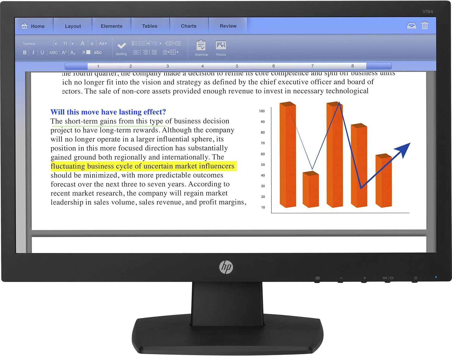 MONITOR HP V194 LED 19″ (REFURBRISHED) - POS-STAR