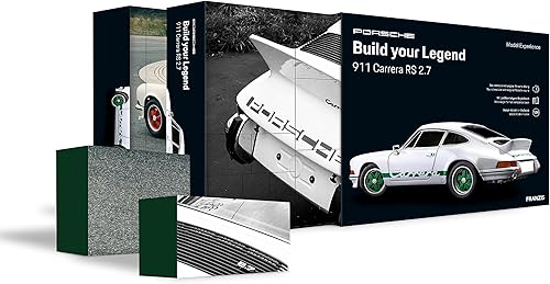 Miniatura 2 de Porsche Carrera RS Construye tu Leyenda Modelo de Coche Fundido a Presión con Libro de Coleccionista