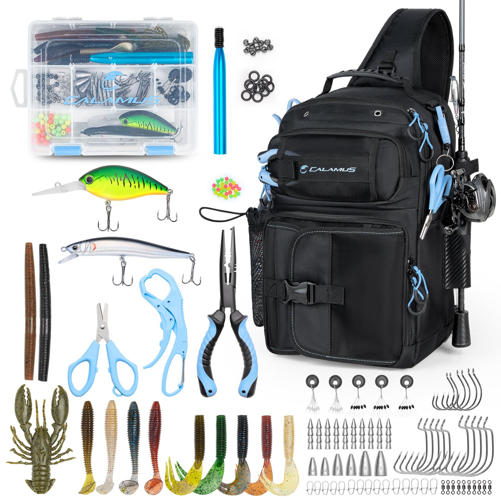 Calamus GearMaster Fishing Sling Tackle Bag & Tool Set