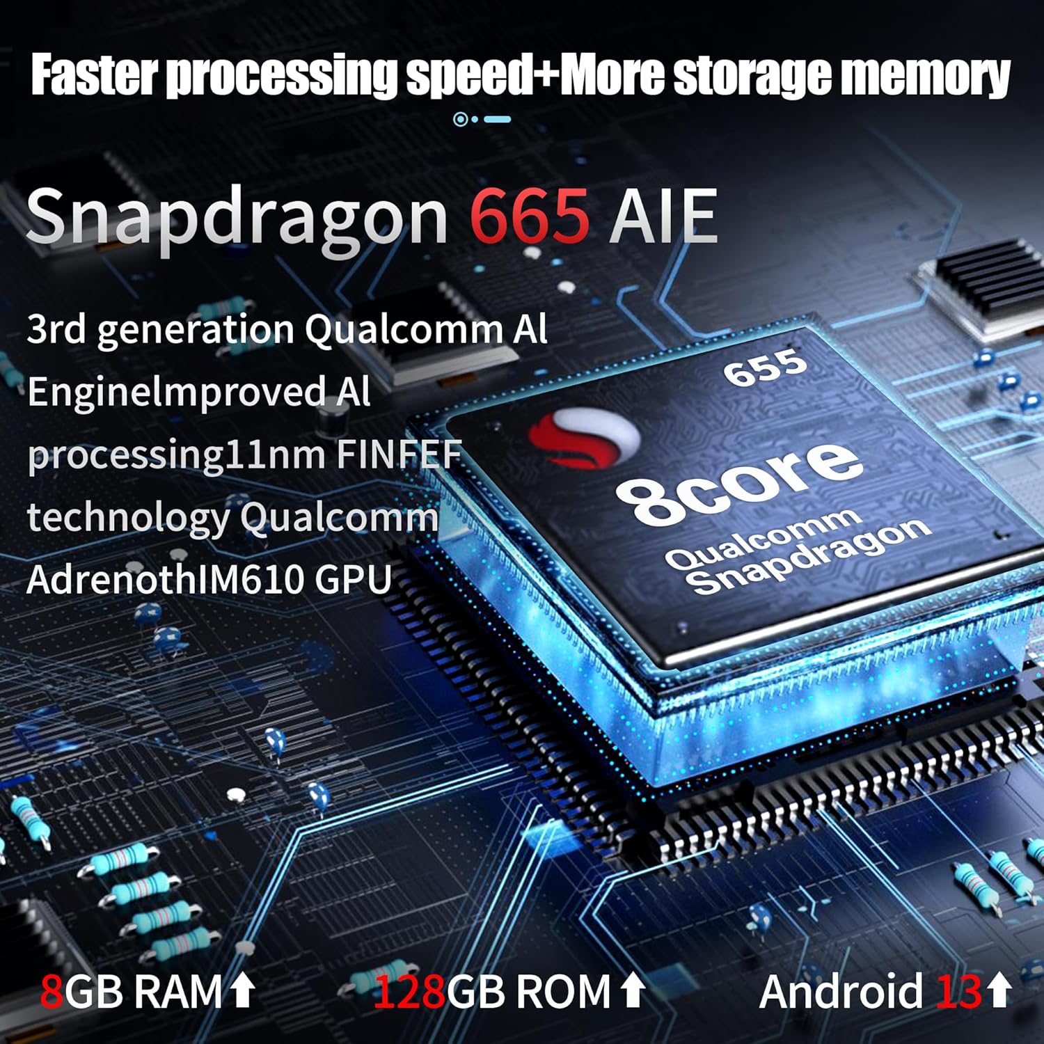 AuCar Latest Android 13 15.6 Inch Car Radio Head Unit for GMC Sierra Chevrolet Silverado 2019-2024 OEM 8" Screen, Car Multimedia Player GPS Navigation 8GB+128GB Wireless Carplay Android Auto OEM 8-Inch Screen (Ships from syschotech) image 5 of 9 B0DPQRD4Z4