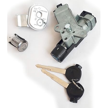 Amazon ホンダ用 キーシリンダー メイン キーセット シャッター カバー スペアキー 付き ディオ トゥデイ Today Af61 62 キャブ仕様 カスタム パーツ 社外品 バイク用キーシリンダー 車 バイク