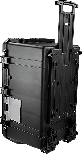 Miniatura 7 de Eylar XXXL 32" Transport Roller Engranaje, cámara, herramientas, equipo estuche rígido impermeable con espuma (negro)