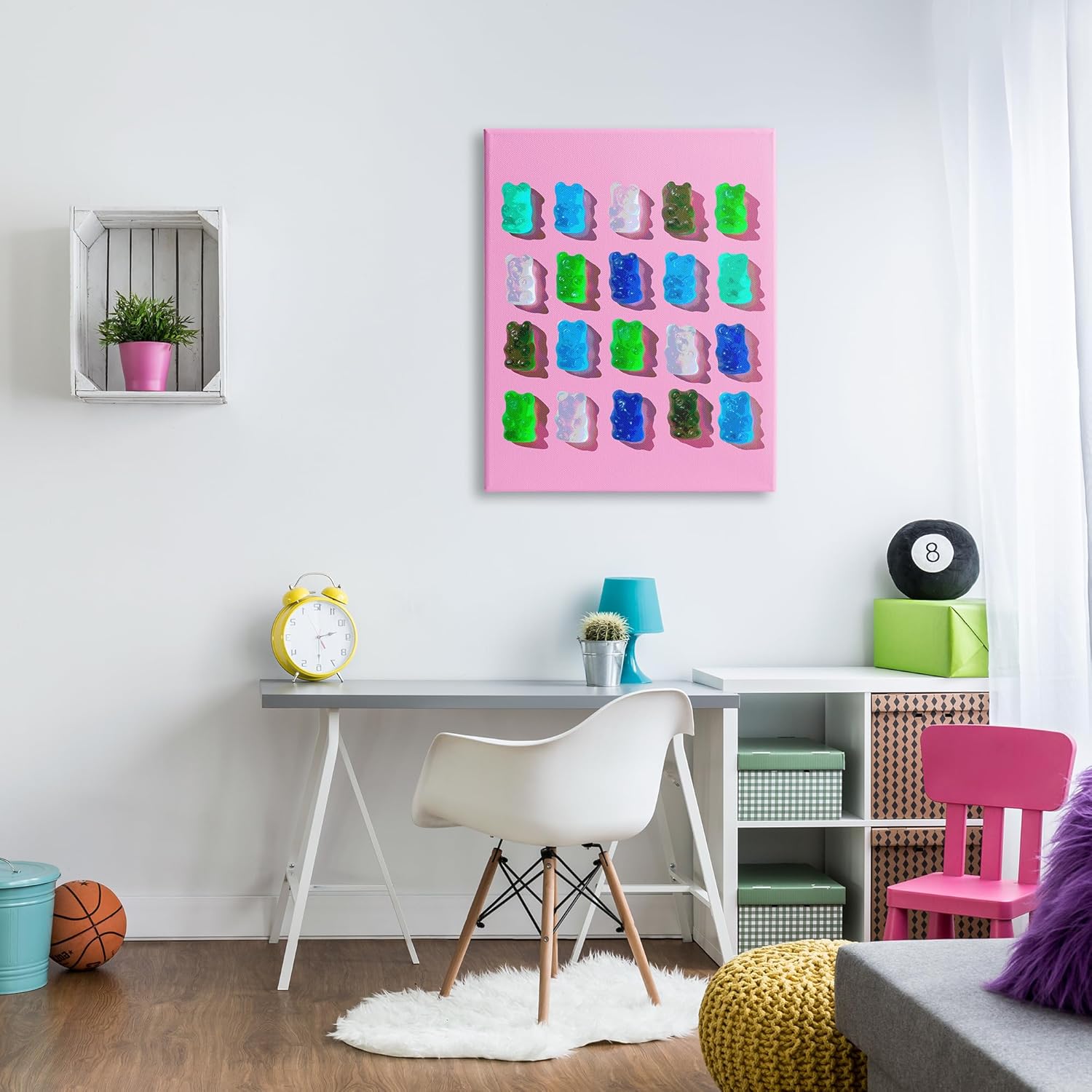 Stupell Industries Gummy Candy Bears Pattern Canvas Wall Art Design by Lil' Rue