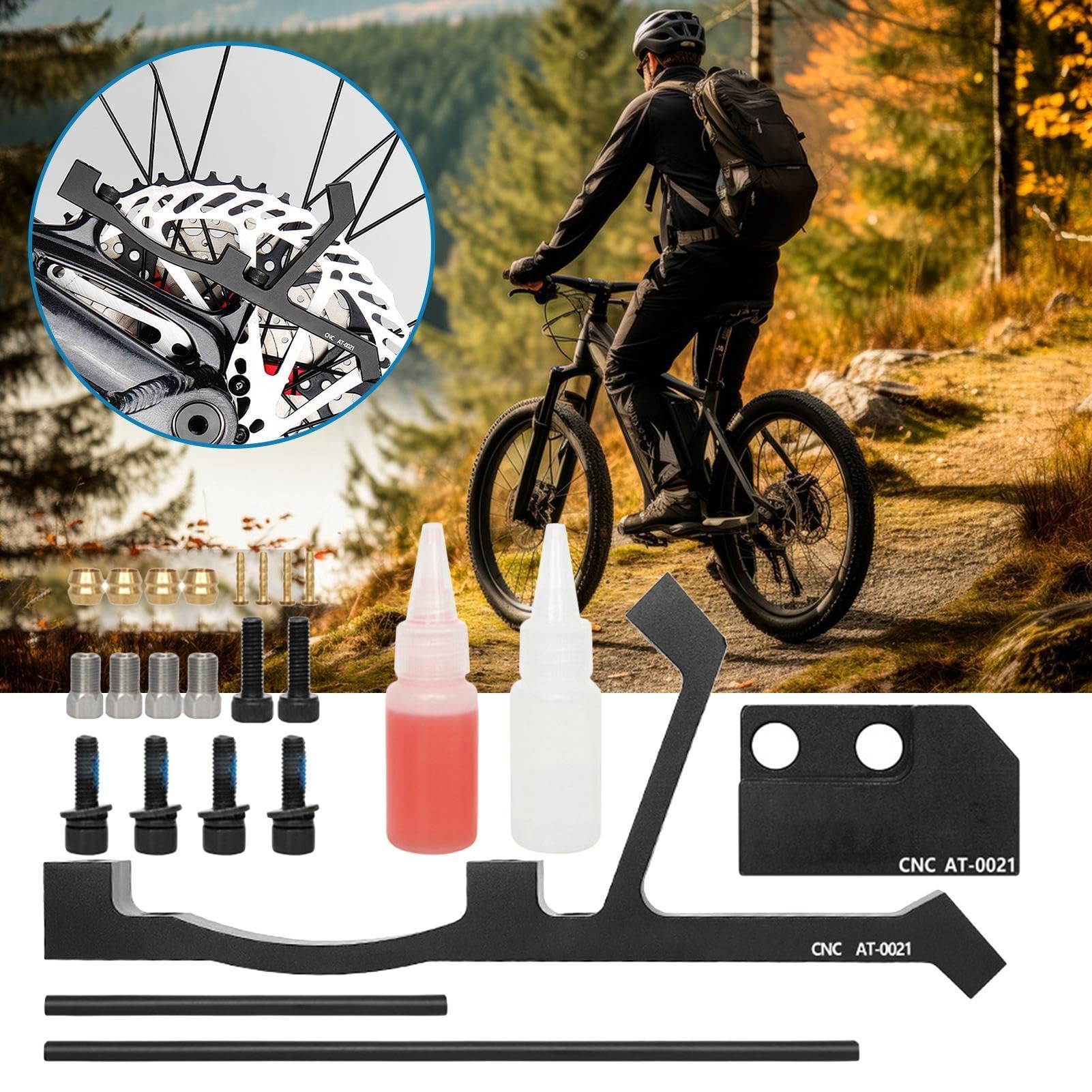 Generisch Post Mount - Juego de frenos de disco Post Mount