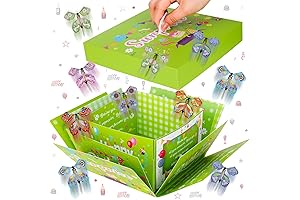 Birthday Surprise Explosion Box with Butterflies