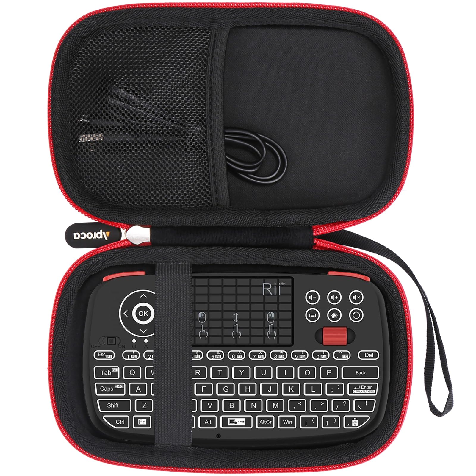 Aproca Hard Travel Storage Carrying Case for (2019 Upgrade) Rii i4 Mini Bluetooth Keyboard-picture-23