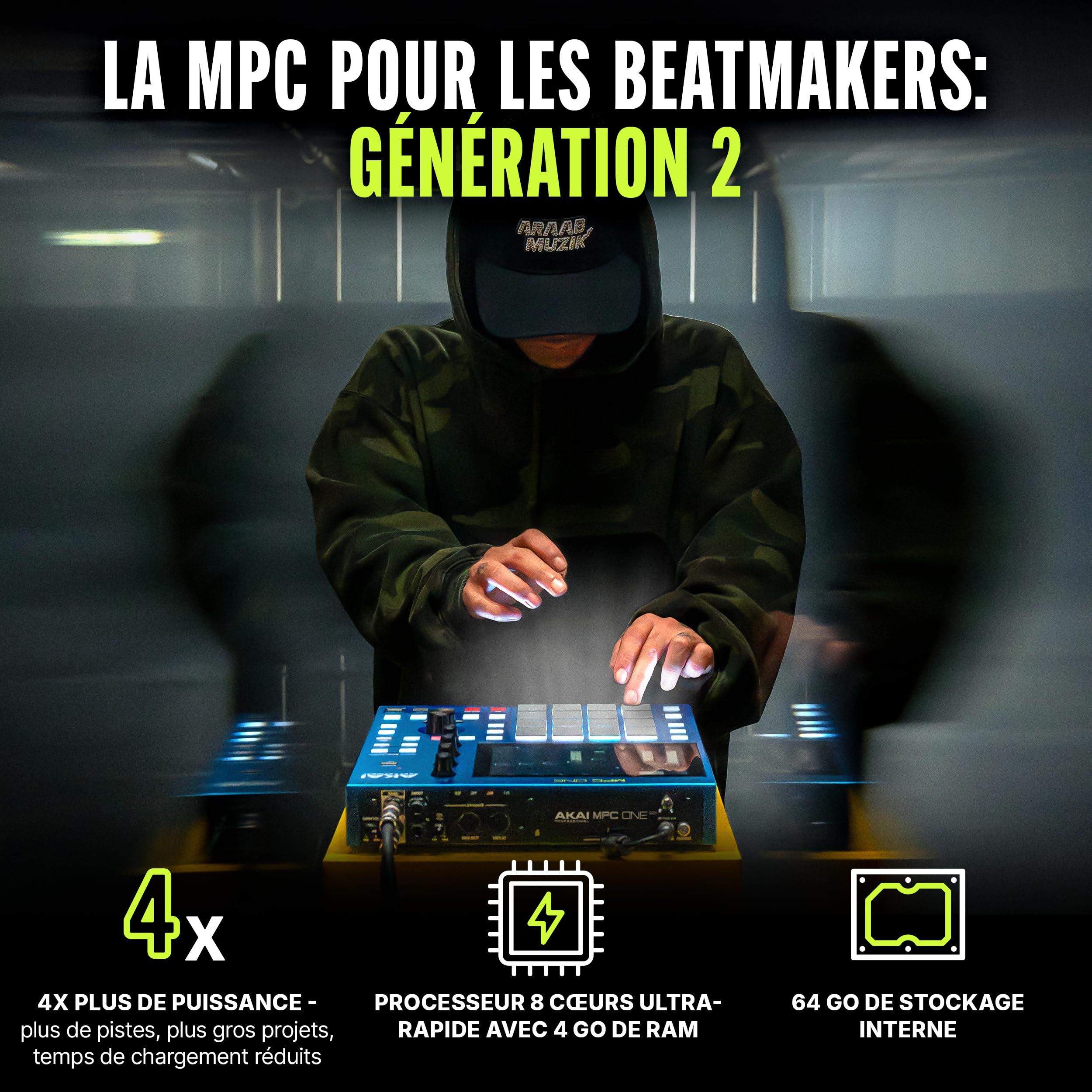 Akai Professional MPC One G2 Centre de Production Autonome Next-Gen