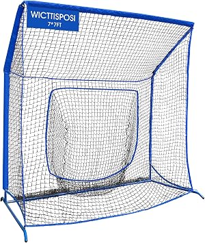 Baseball Softball Net with Blocking System, Batting Cage Practice Net