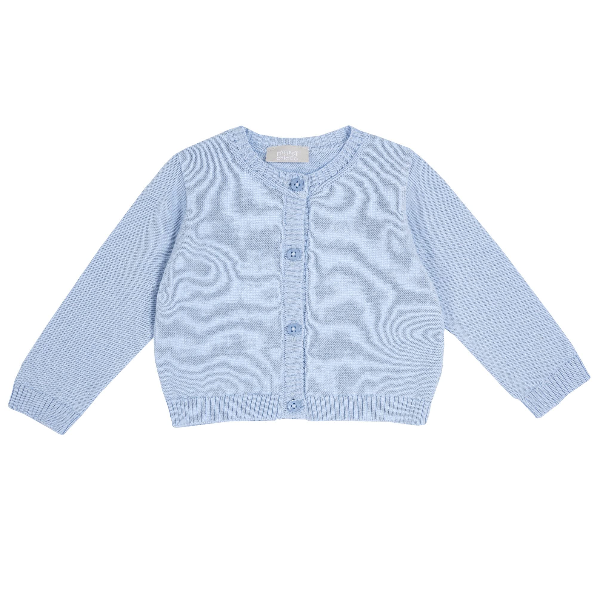 Unisex Çocuk Hırka, Mavi, 1 Ay