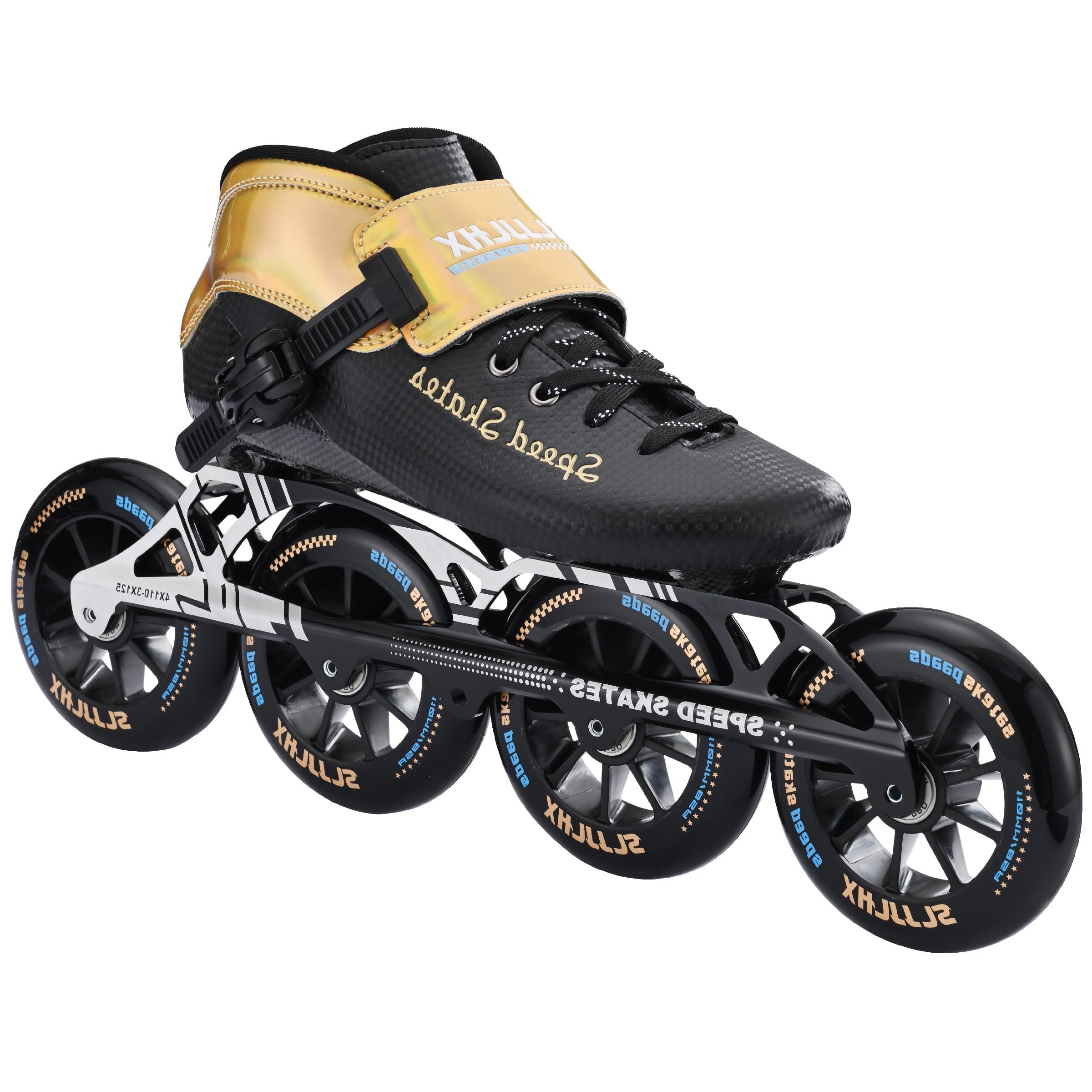 SLJJLHX Inline Skates for Men and Women,Professional Fitness Inline Speed Skates Adult, High Performance Racing Skates, Unisex