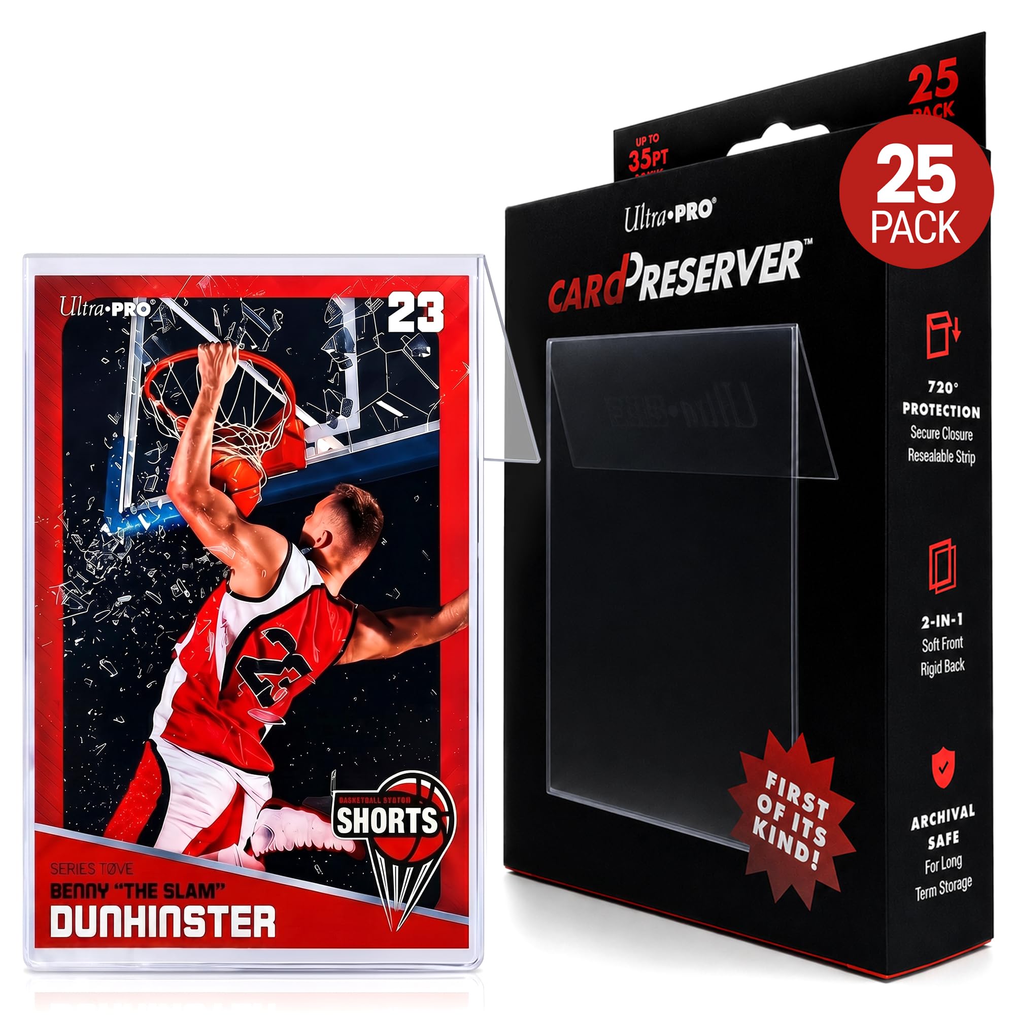 ultra pro hard card sleeves Ultra PRO Semi-Rigid 1/2" Lip Sleeves 200ct