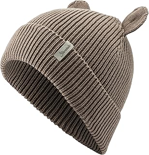 Sterntaler Knitted hat in waffle look, GOTS girls' beanie made of cotton (organic)